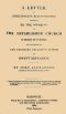 [Gutenberg 63326] • A Letter of affectionate remonstrance addressed to the members of the Established Church in Norwich and in Norfolk and occasioned by the proposed exclusive system of infant education